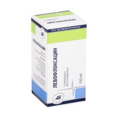 Левофлоксацин раствор для инфузий 5мг/мл 100мл №1