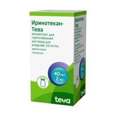 Иринотекан-Тева концентрат для инфузий 20мг/мл 2мл №1