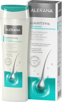Алерана шампунь для жирных и комбинированных волос 250мл