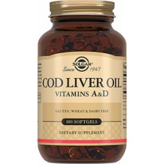 Солгар Жир из печени норвежской трески капсулы №100