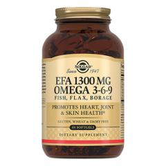 Солгар Комплекс жирных кислот 1300 омега 3-6-9 капсулы №60