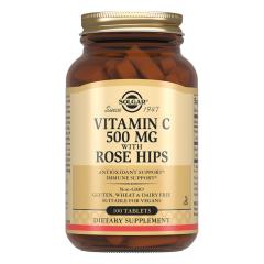 Солгар Витамин С и шиповник таблетки №100