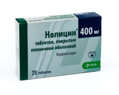 Нолицин таблетки 400мг №20
