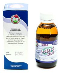 Эдас-401 Миал (травмы, ушибы) оподельдок 100мл