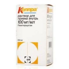 Кеппра раствор для внутреннего применения 100мг/мл 300мл