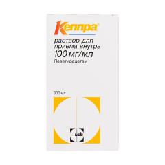 Кеппра раствор для внутреннего применения 100мг/мл 300мл