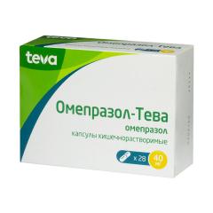 Омепразол-Тева капсулы 40мг №28