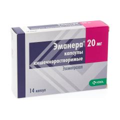 Эманера капсулы 20мг №14