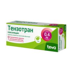 Тензотран таблетки покрытые оболочкой 0,4мг №28