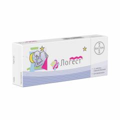 Логест таблетки 20мкг+75мкг №21