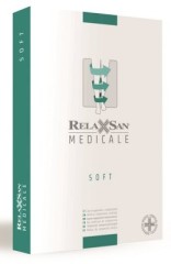 Релаксан чулки Soft на рез. откр. носок К1 р.2/M черный (М1170A)