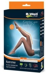 Би Велл Рехаб Колготки компрессионные MED 2 кл. прозрач. р.5 натур. JW-321