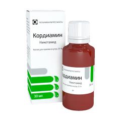Кордиамин капли внутрь 30мл