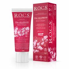 Рокс зубная паста Ветка сакуры (освежающая мята) 74г