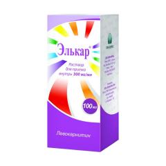 Элькар раствор для внутреннего применения 300мг/мл 100мл