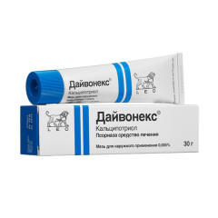 Дайвонекс мазь 0.005% 30г
