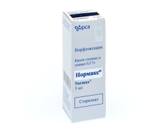 Нормакс капли глазные/ушные 0,3% 5мл