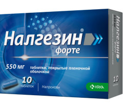 Налгезин форте таблетки покрытые оболочкой 550мг №10