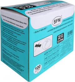 СФМ катетер д/малых вен игла-бабочка 22G (0,70х19мм)