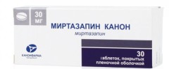 Миртазапин Канон таблетки покрытые оболочкой 30мг №30