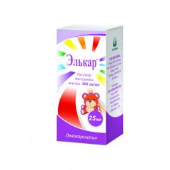 Элькар раствор для внутреннего применения 300мг/мл 25мл