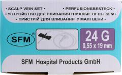 СФМ катетер д/малых вен игла-бабочка 24G (0,55х19мм)