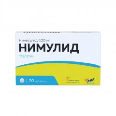 Нимулид таблетки 100мг №20