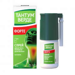 Тантум Верде форте спрей 0,51мг/доза 15мл