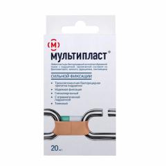 Мультипласт пластырь бактерицидный сил.фикс. тел.осн. №20