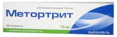 Метортрит раствор для инъекций 10мг/мл 1мл №1 шприц + игла
