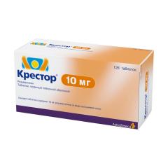 Крестор таблетки покрытые оболочкой 10мг №126