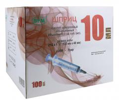 Шприц 3-х комп. СФМ 10мл 21G №1