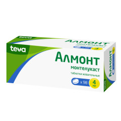 Алмонт таблетки жевательные 4мг №98