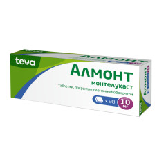 Алмонт таблетки покрытые оболочкой 10мг №98