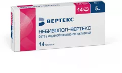 Небиволол-Вертекс таблетки 5мг №14