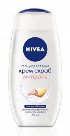 Нивея крем-скраб миндаль 250мл