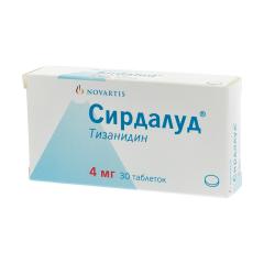 Сирдалуд таблетки 4мг №30