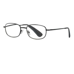 Очки черные металлические круглые +1,5 63408/2