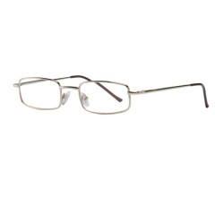 Очки темно-серые металл прямоугольные +2,5 42309/4