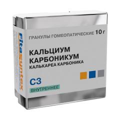 Кальциум Карбоникум Генеманни С-3 гранулы 10г