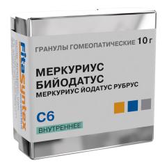 Меркуриус Бийодатус (Йодатус Рубрус) С-6 гранулы 10г