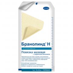 Хартманн Бранолинд Н повязка с перуан. бальзамом 10х20см №1