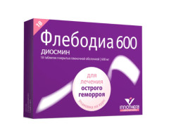 Флебодиа 600 таблетки покрытые оболочкой №18