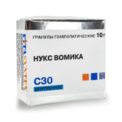 Нукс Вомика (Стрихнос) С-30 гранулы 10г