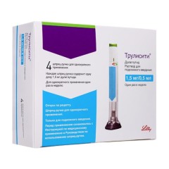 Трулисити раствор подкожно 1,5мг/0,5мл шприц-ручка №4