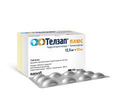 Телзап Плюс таблетки 12,5мг+80мг №90