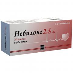 Небилонг таблетки 2,5мг №30