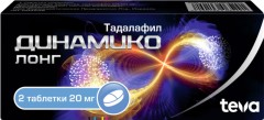 Динамико Лонг таблетки покрытые оболочкой 20мг №2
