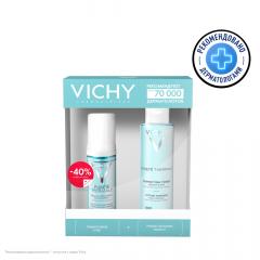 Виши Пюрте Термаль набор тоник совершенств.д/всех типов кожи 200мл+пенка очищающий 150мл