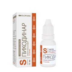 Пикодинар капли внутрь 7,5 мг/мл 15мл